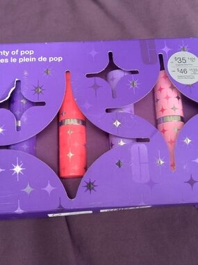 Clinique Pop Lip & Cheek Color Trio - Purple, Coral, Pink